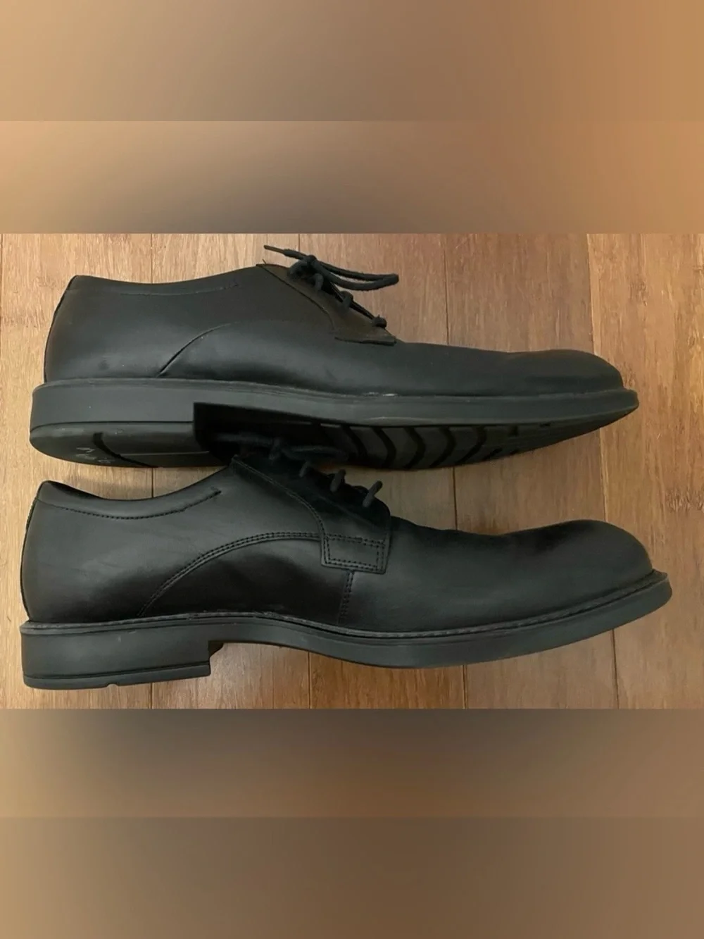 ECCO Shoes Oxford US 13 Mens Dress Business Wedding Black Classic
